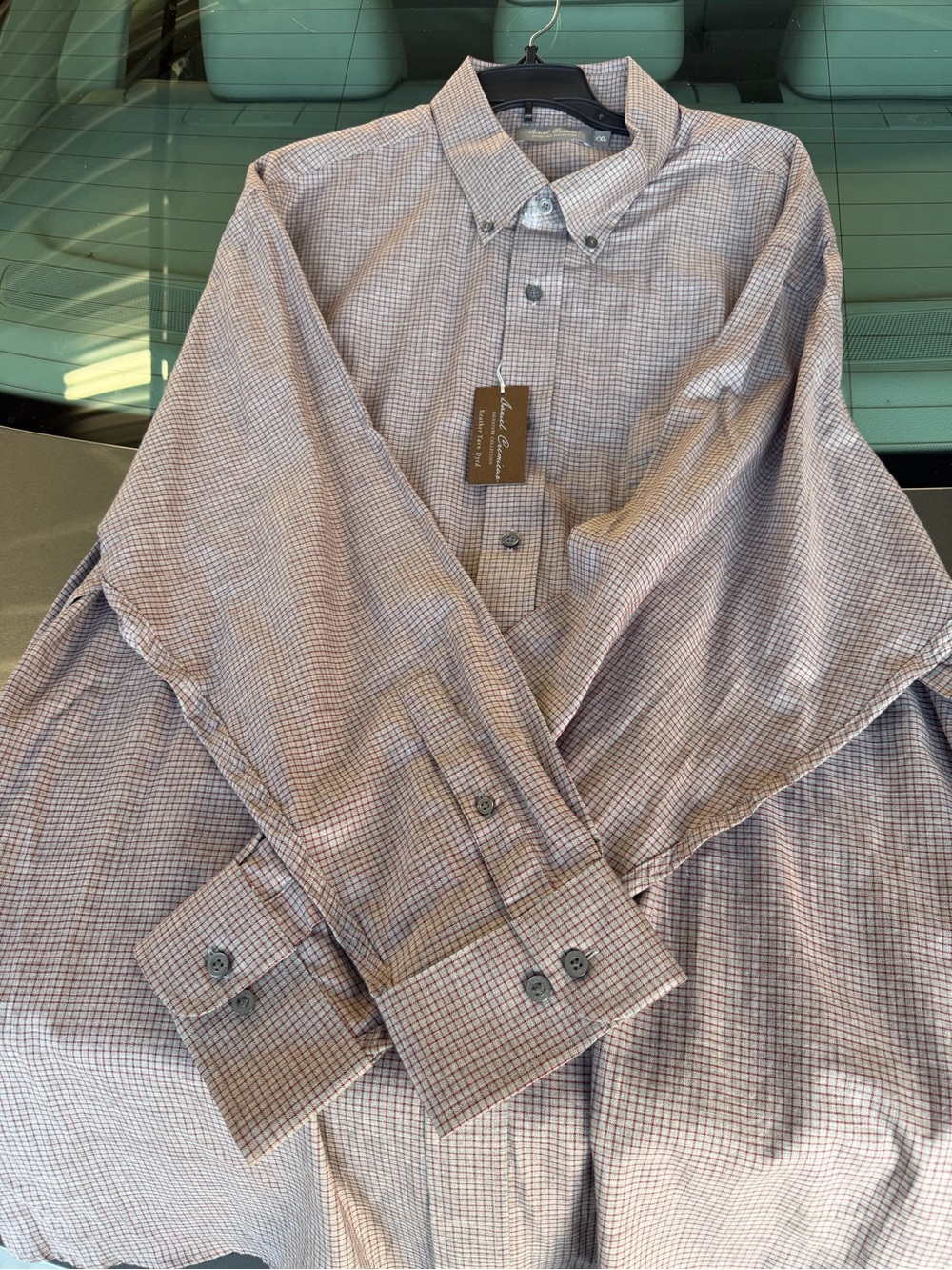 NWT Daniel Cremieux Signature Collection XXL Plaid Button Down Shirt